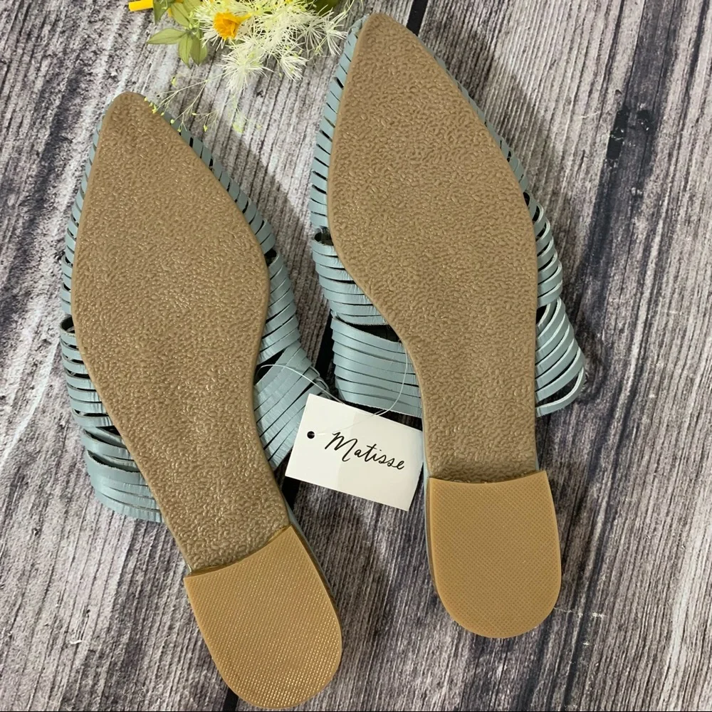 NWT Anthropologie Matisse East End Woven Slides - Picture 8 of 9